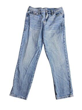 A.n.a Mid Rise Boyfriend Jeans Womens 4 Blue Light Wash Relaxed Stretch Denim‎